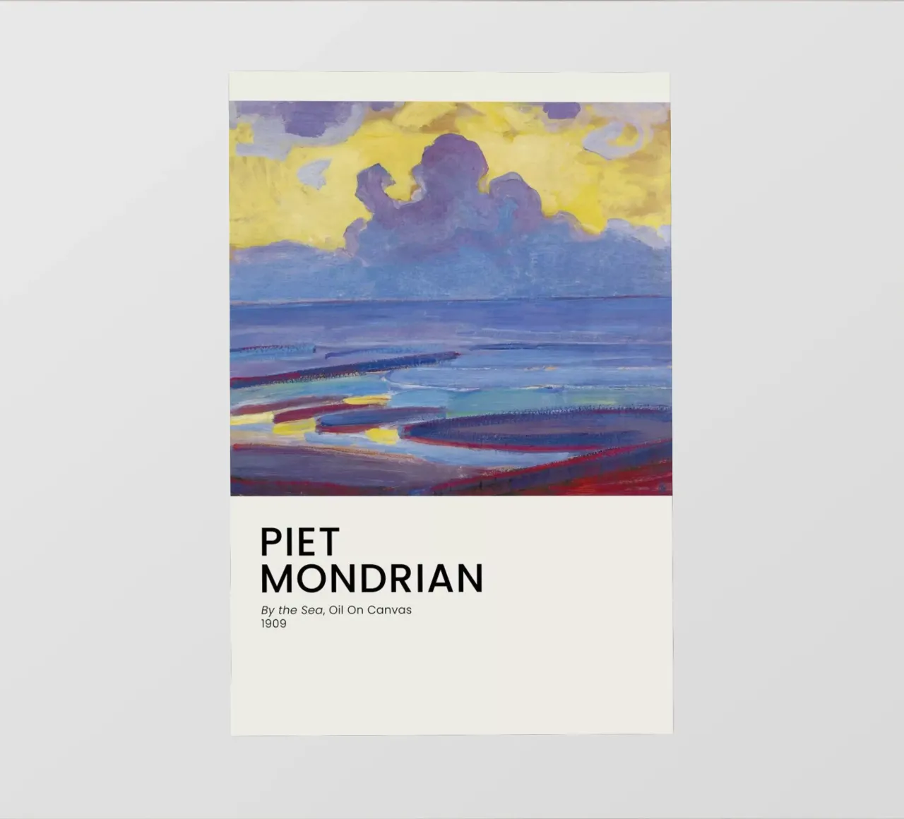 Mondrian - By the Sea telo in pvc da Vintage by JUNIQE