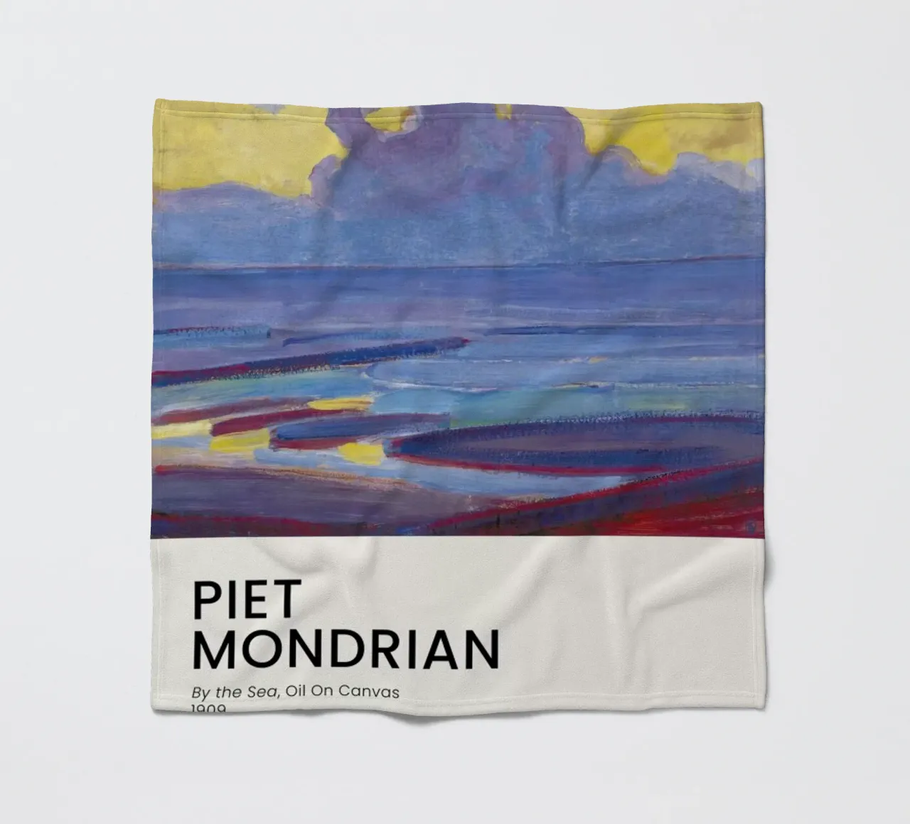 Mondrian - By the Sea coperta in pile da Vintage by JUNIQE
