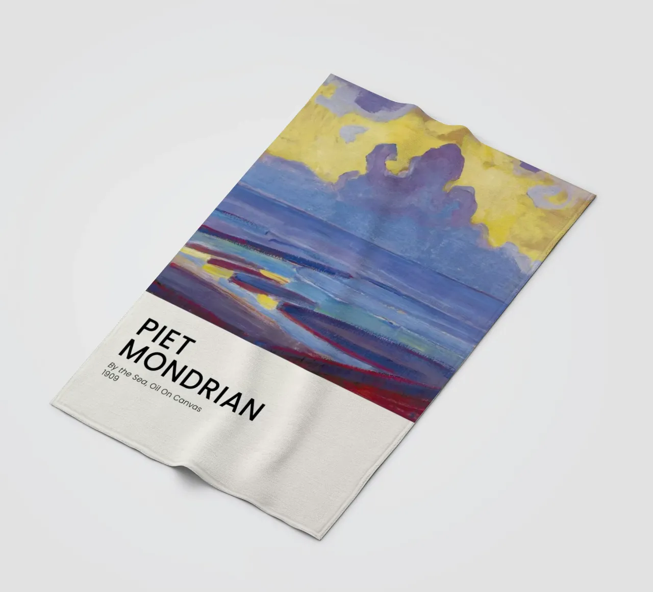 Mondrian - By the Sea coperta in pile da Vintage by JUNIQE