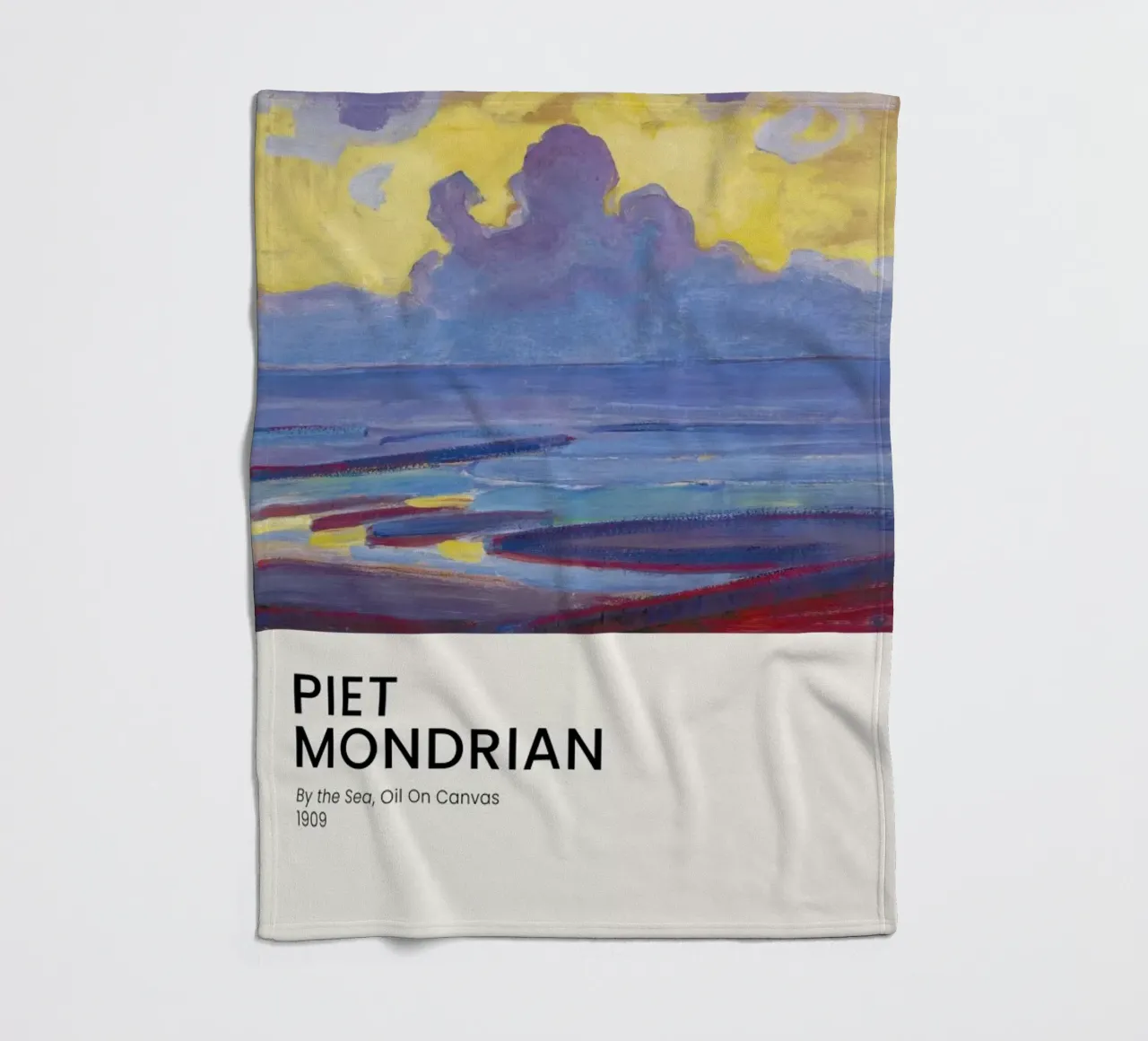 Mondrian - By the Sea coperta in pile da Vintage by JUNIQE