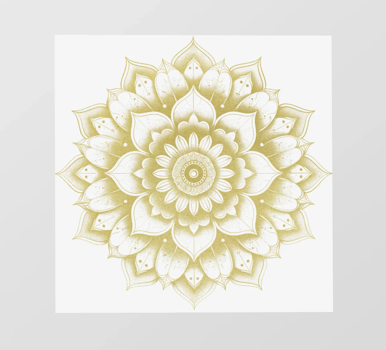 Mandala d'oro telo in pvc da Spiritual Touch