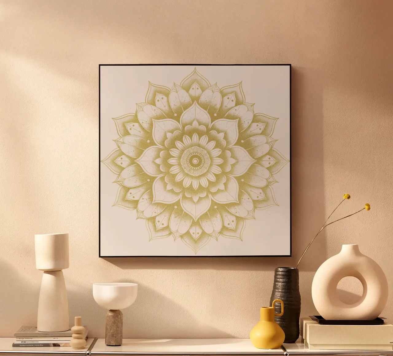 Mandala d'oro plexiglass da Spiritual Touch