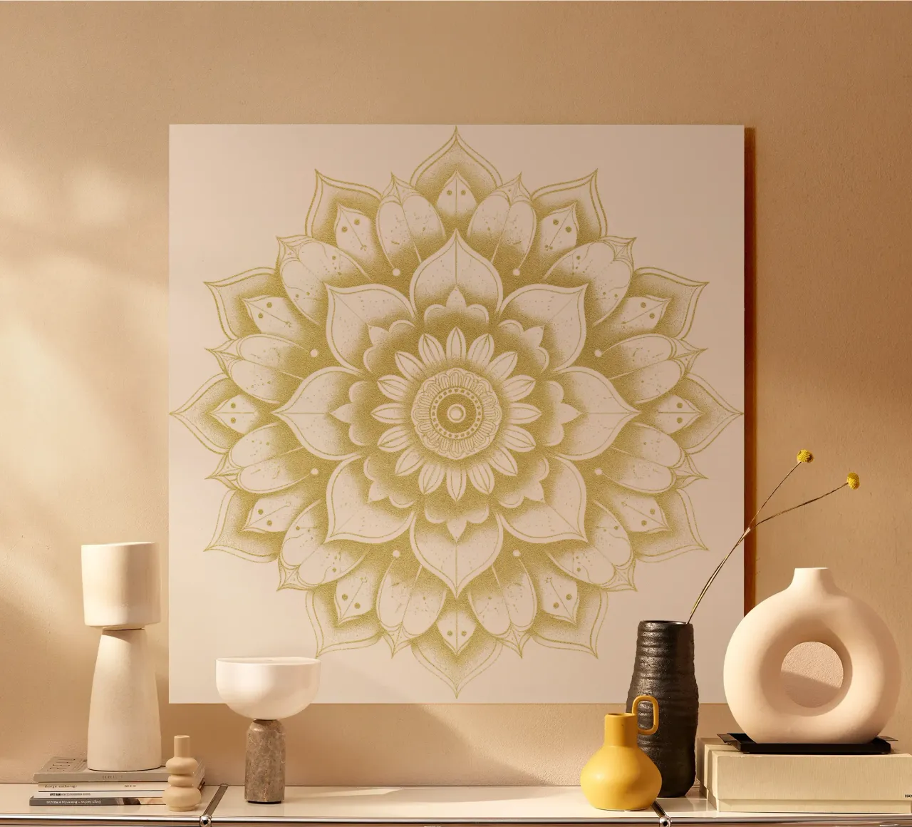 Mandala d'oro plexiglass da Spiritual Touch