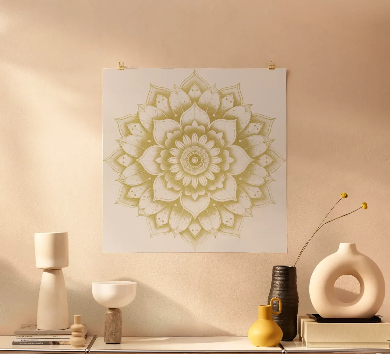 Mandala d'oro carta hahnemühle da Spiritual Touch