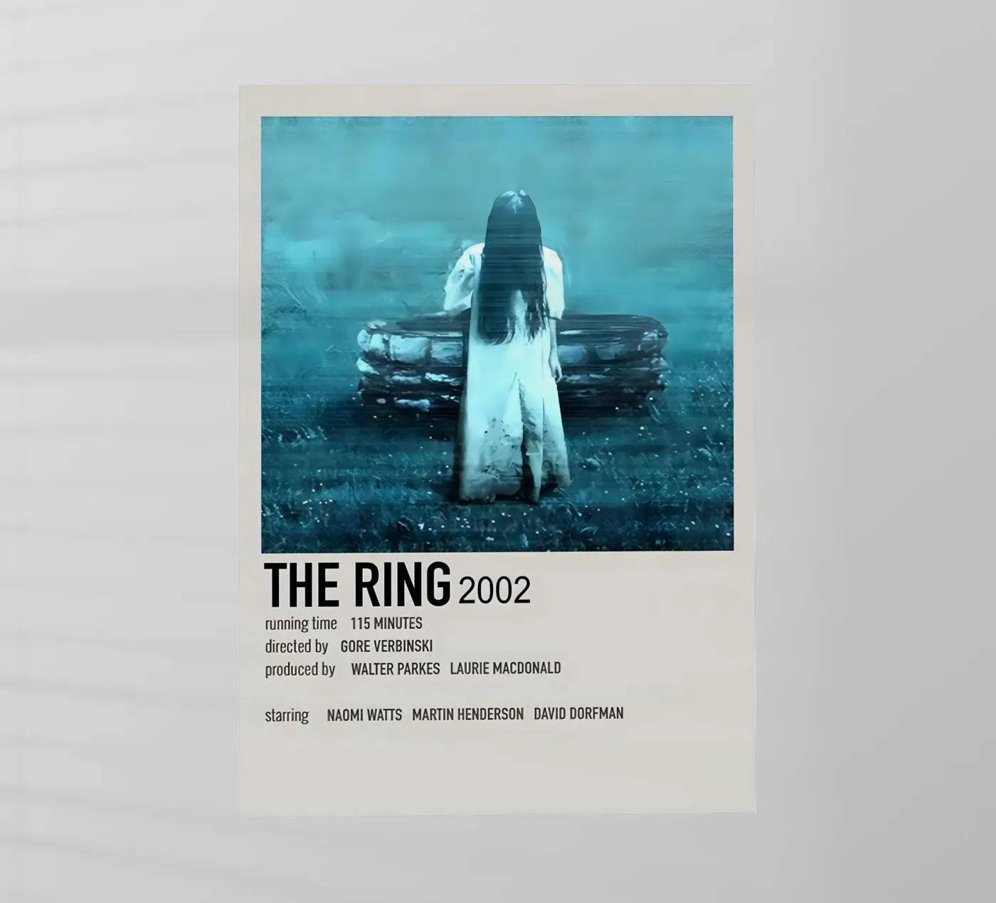 THE RING 2002 pellicola backlit da MVFminimalist
