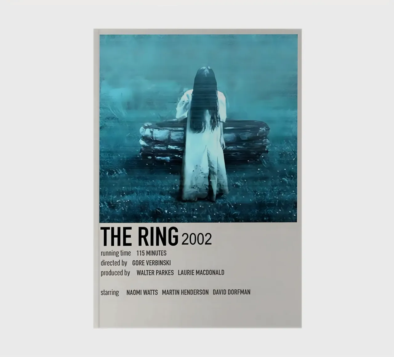 THE RING 2002 notebook by MVFminimalist