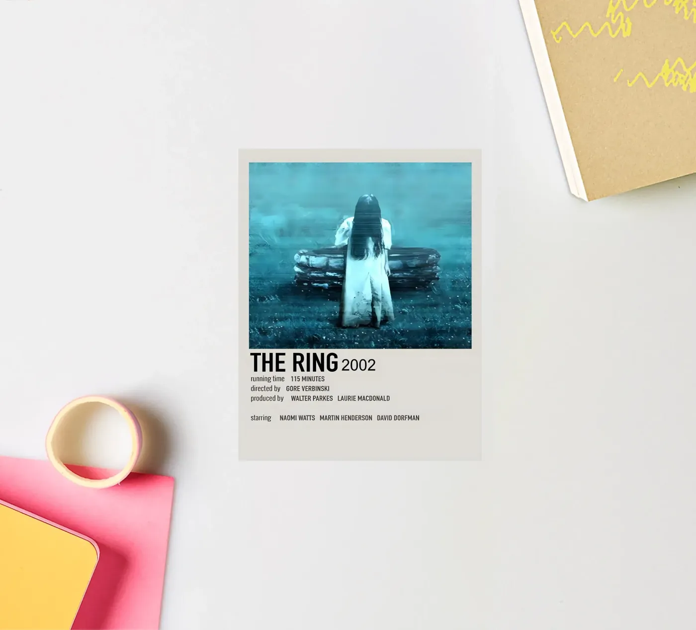 THE RING 2002 Sticker von MVFminimalist