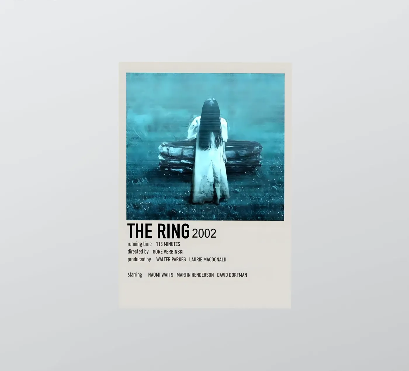 THE RING 2002 Sticker von MVFminimalist