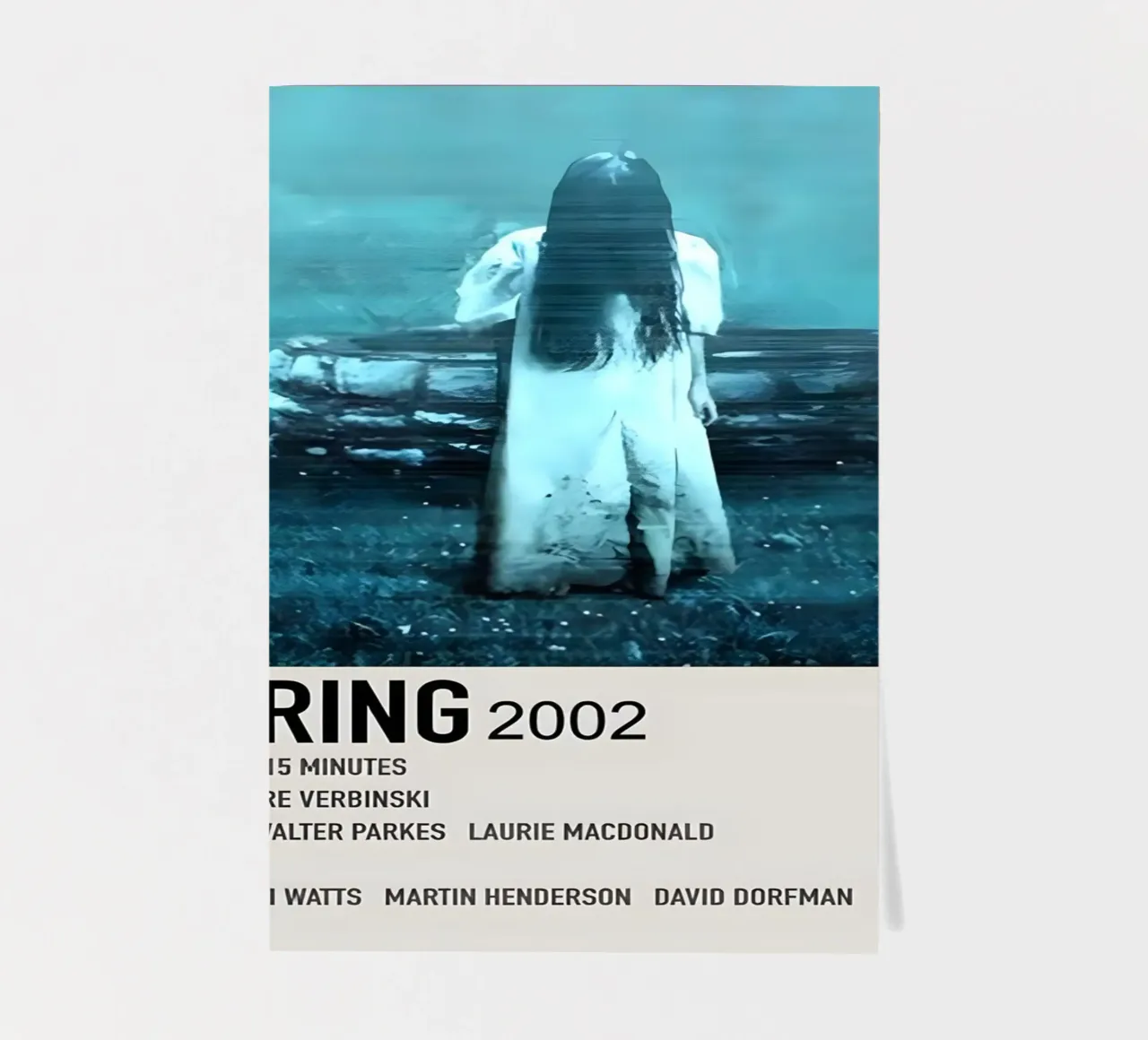 THE RING 2002 sticker sheet by MVFminimalist