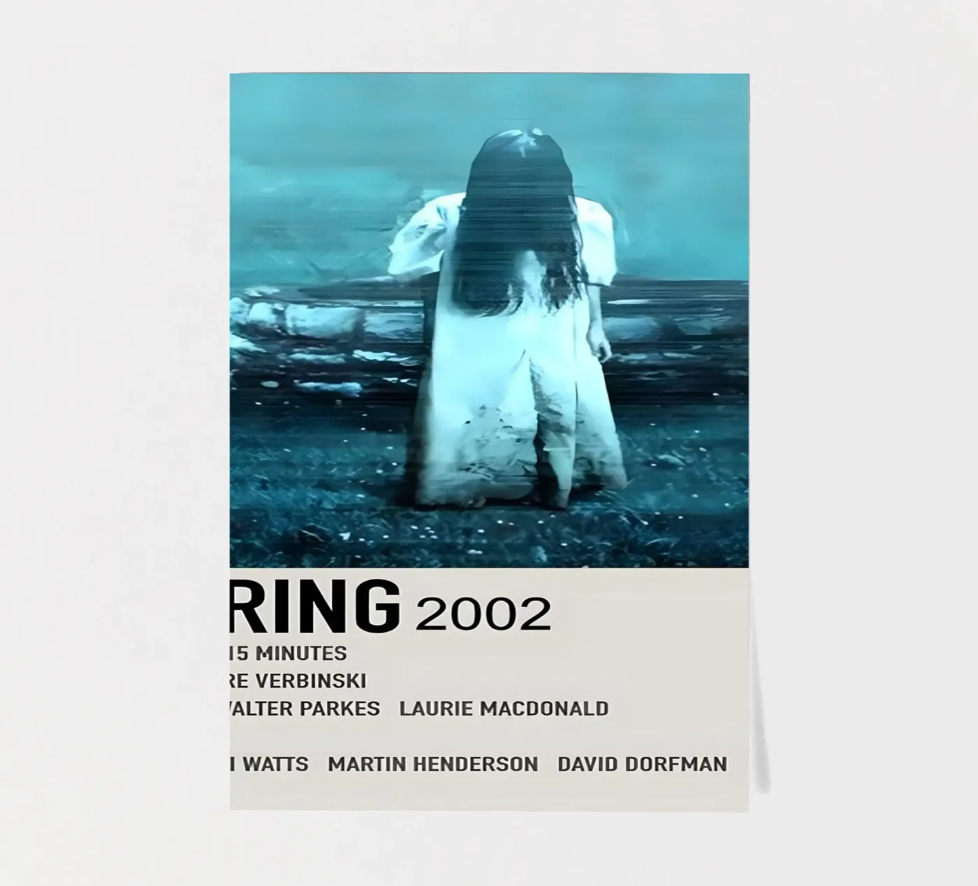 THE RING 2002 stickervel van MVFminimalist
