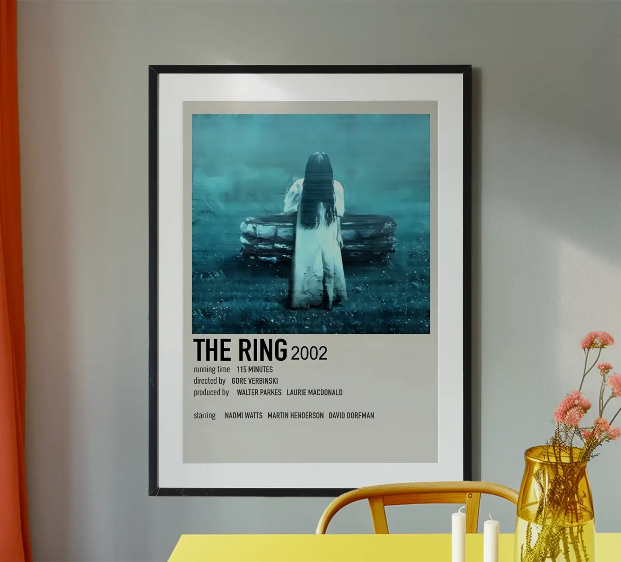 THE RING 2002 poster da MVFminimalist