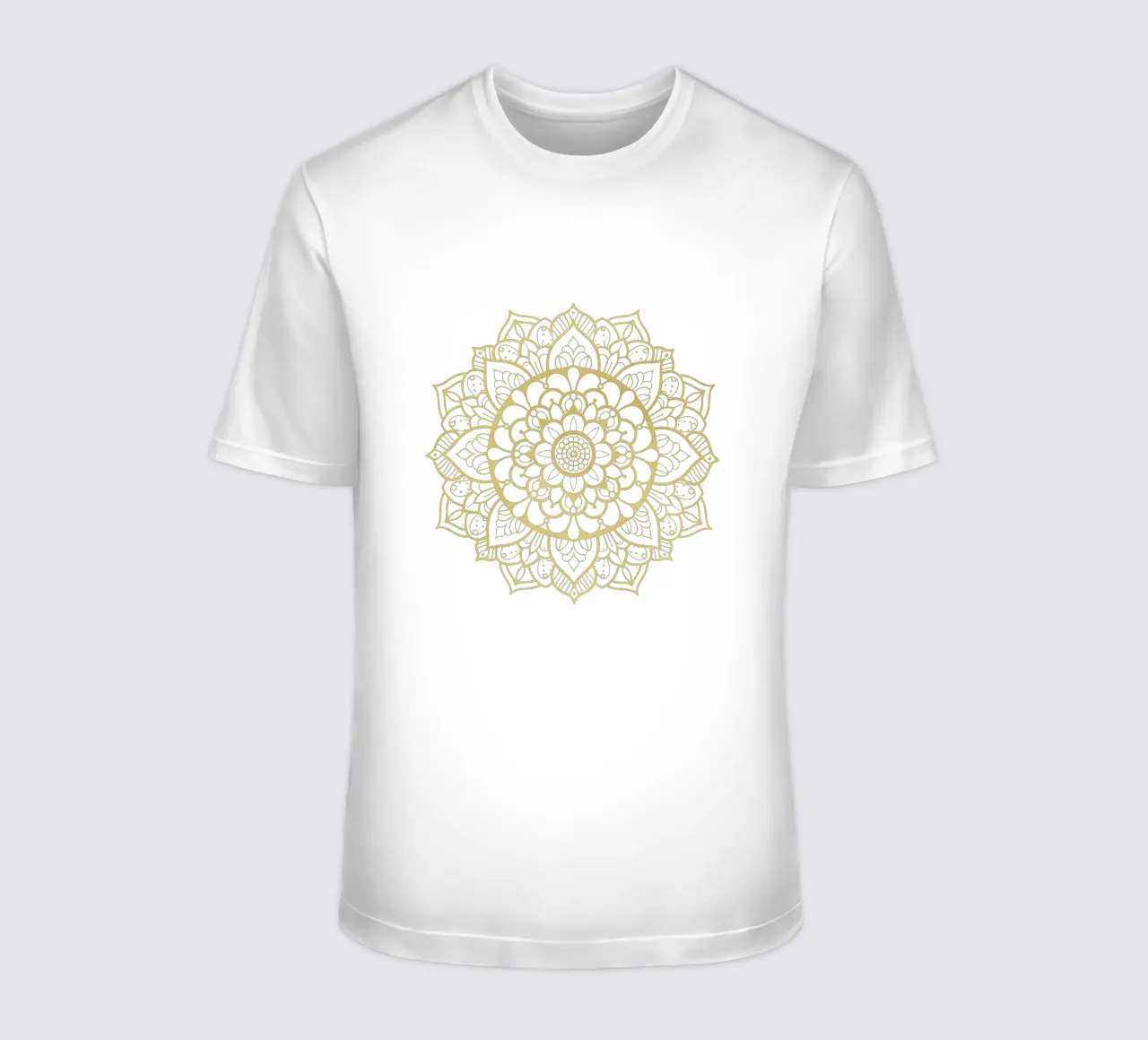 Golden Mandala t-shirt by Spiritual Touch