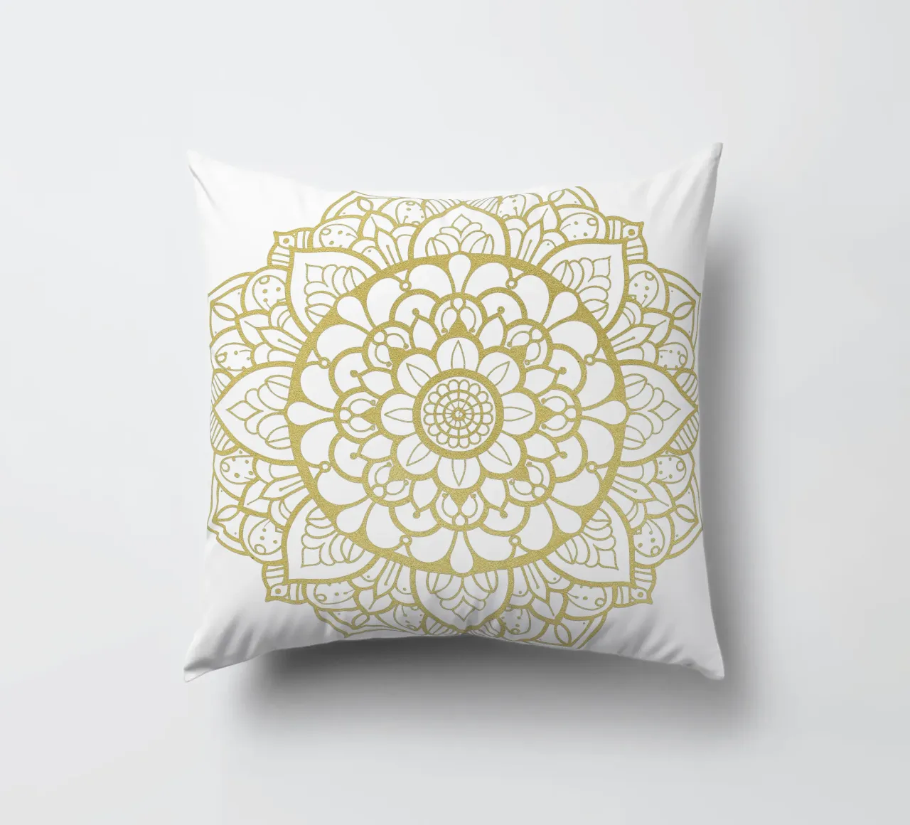 Mandala d'oro cuscino da Spiritual Touch