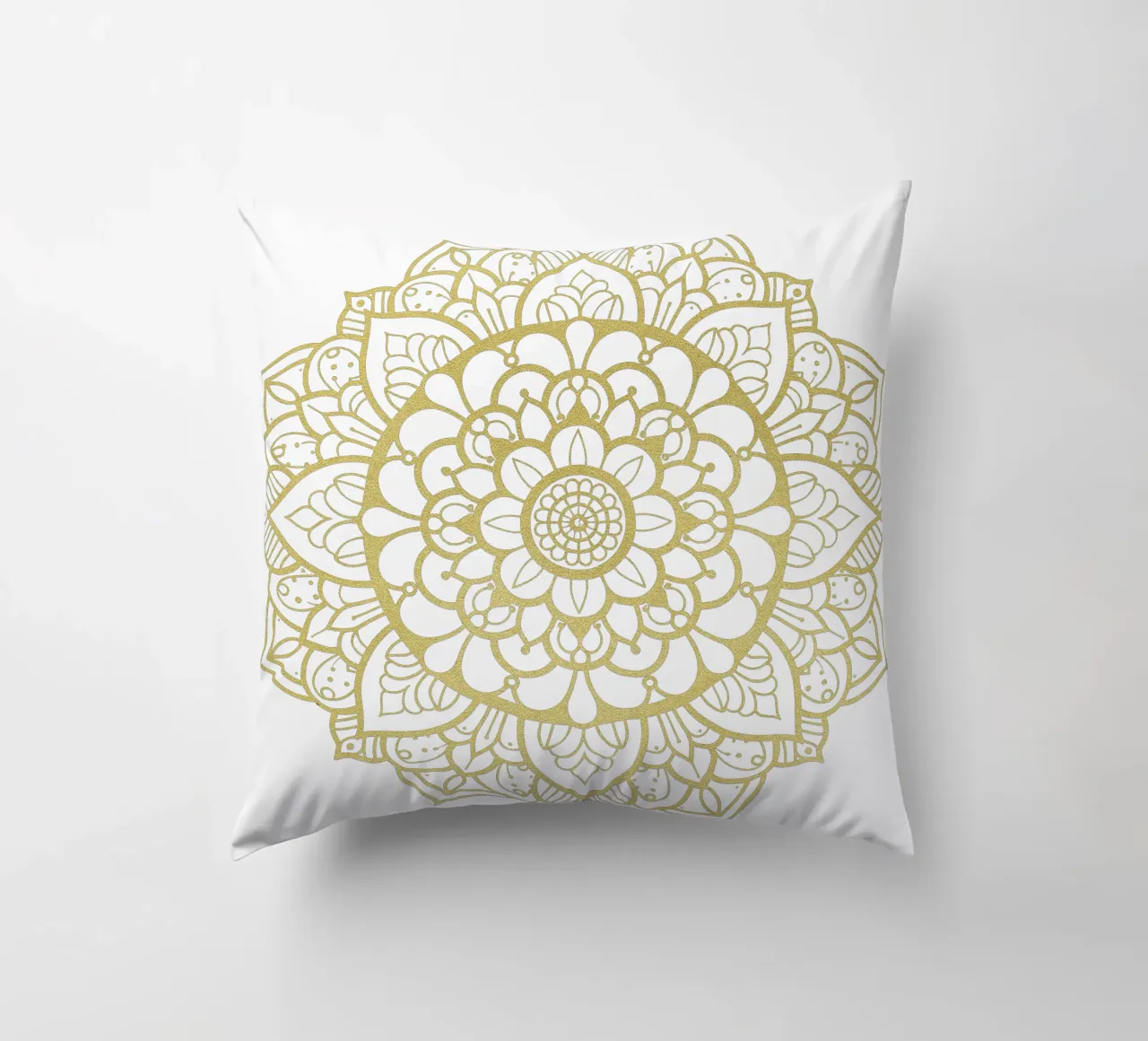 Mandala d'oro cuscino da Spiritual Touch