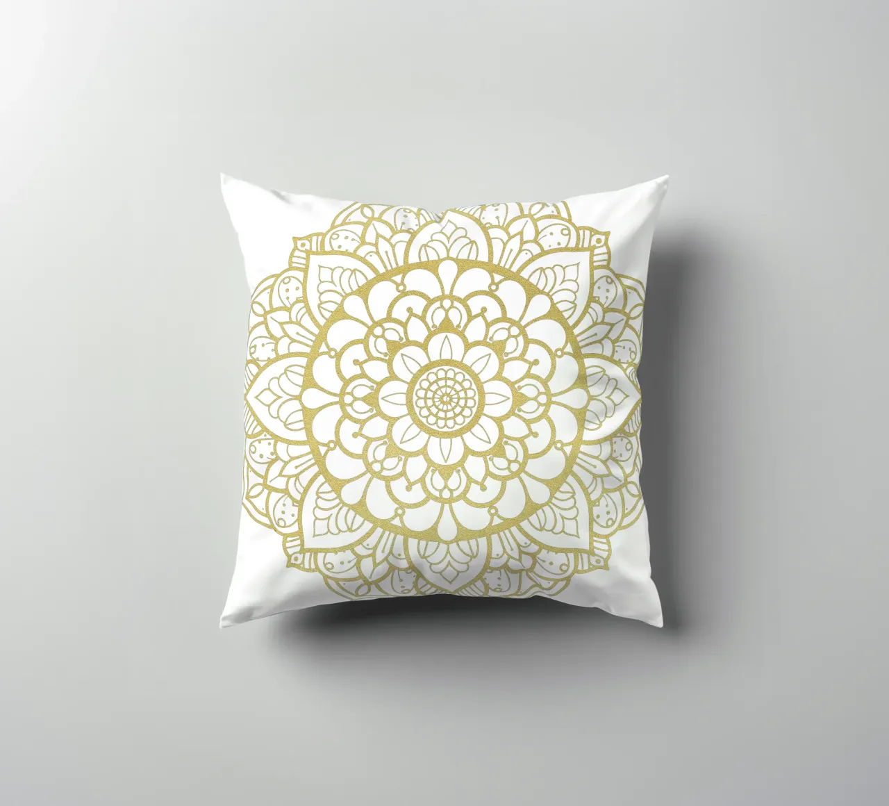 Mandala d'oro cuscino da Spiritual Touch