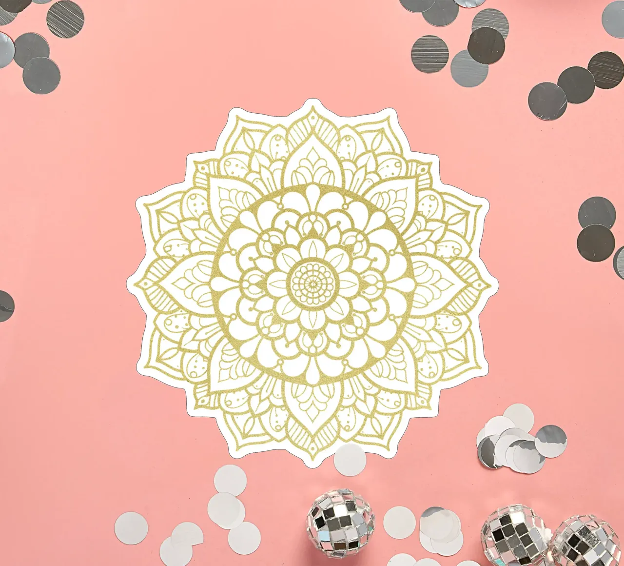 Golden Mandala sticker by Spiritual Touch