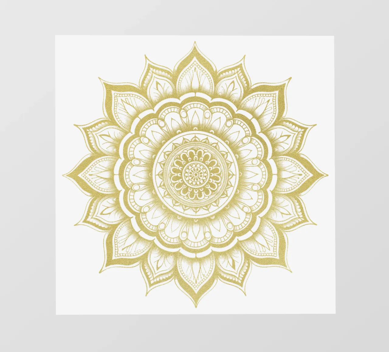 Mandala d'oro pellicola backlit da Spiritual Touch