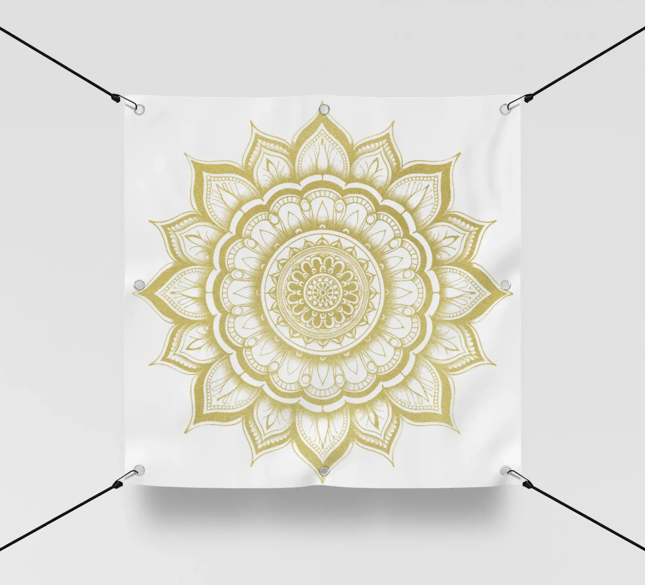 Mandala d'oro telo in pvc da Spiritual Touch