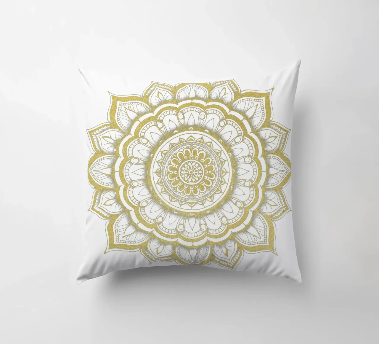 Mandala d'oro cuscino da Spiritual Touch