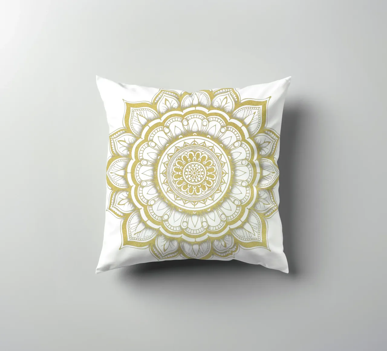 Mandala d'oro cuscino da Spiritual Touch