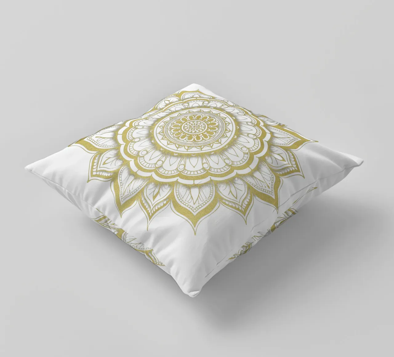 Mandala d'oro cuscino da Spiritual Touch