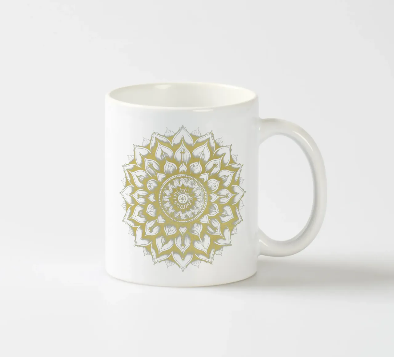 Mandala d'oro tazza in ceramica da Spiritual Touch
