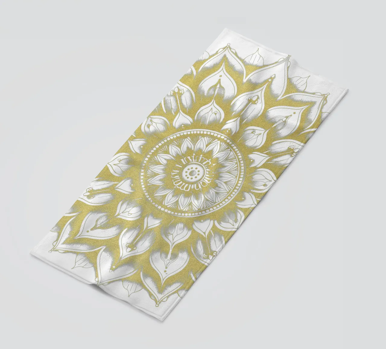 Mandala d'oro telo mare da Spiritual Touch