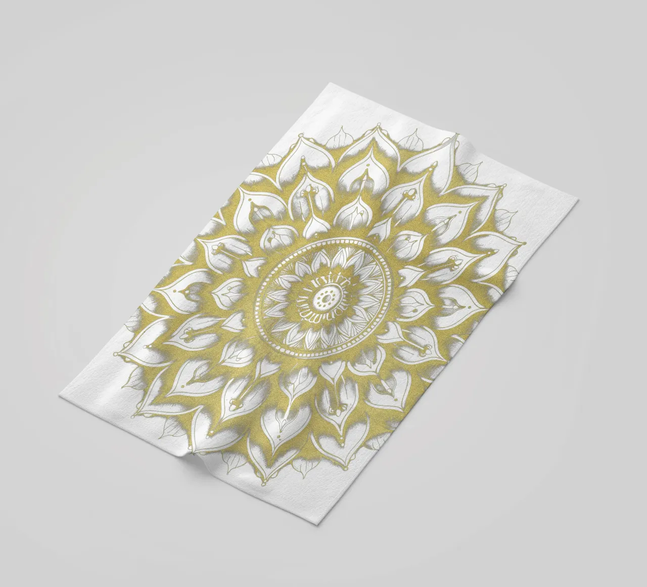 Mandala d'oro telo mare da Spiritual Touch