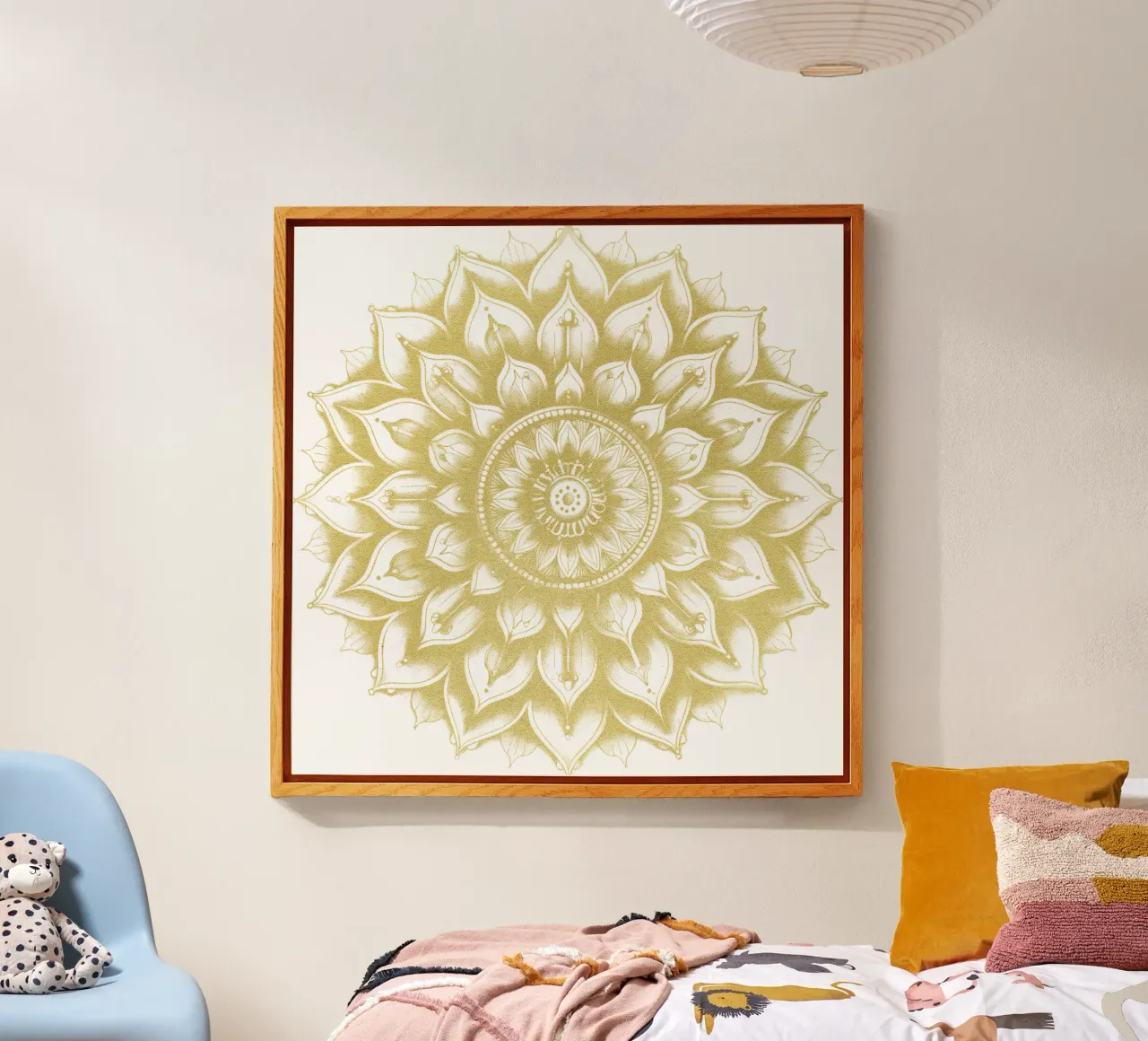 Mandala d'oro plexiglass da Spiritual Touch