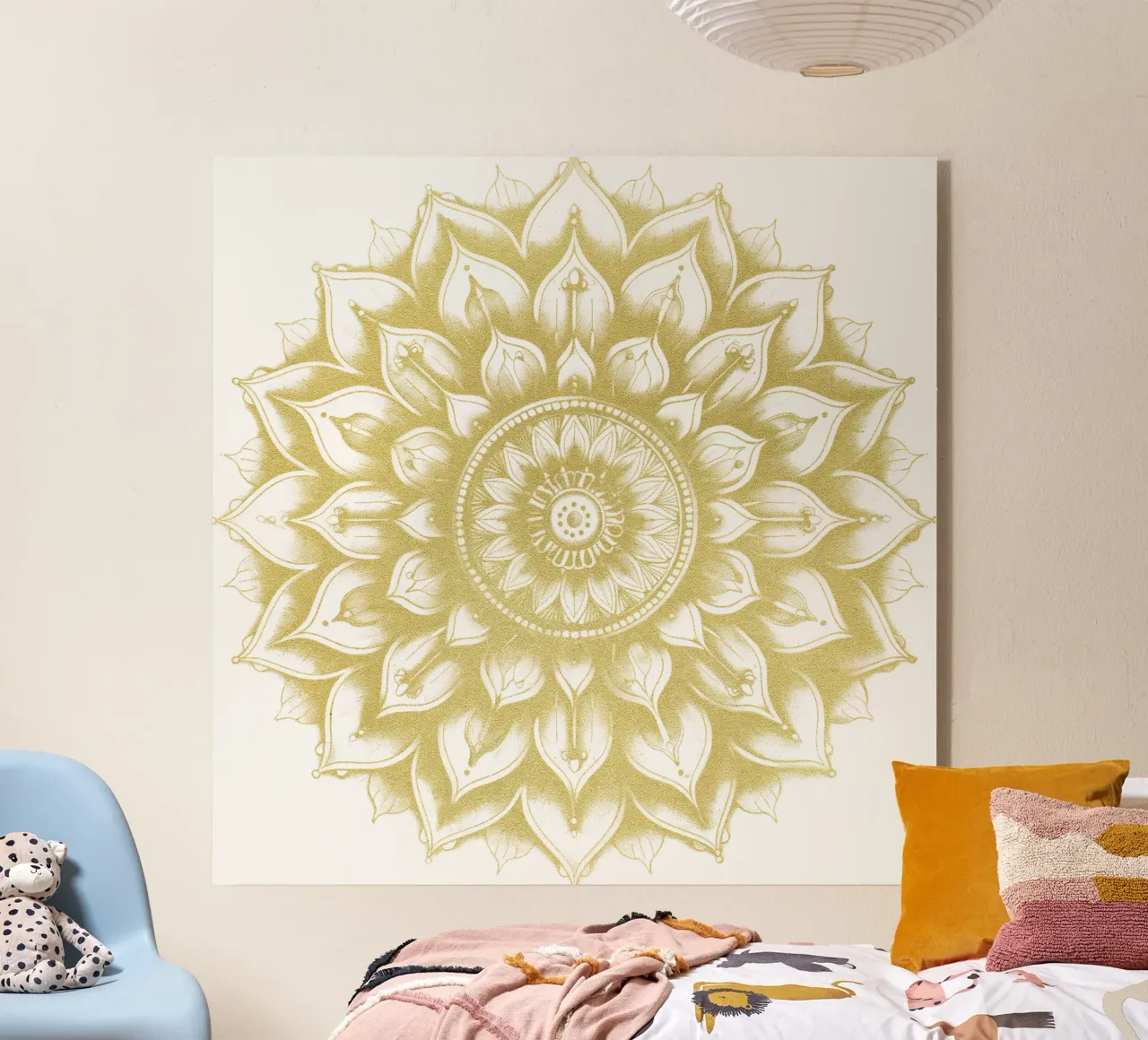 Mandala d'oro plexiglass da Spiritual Touch