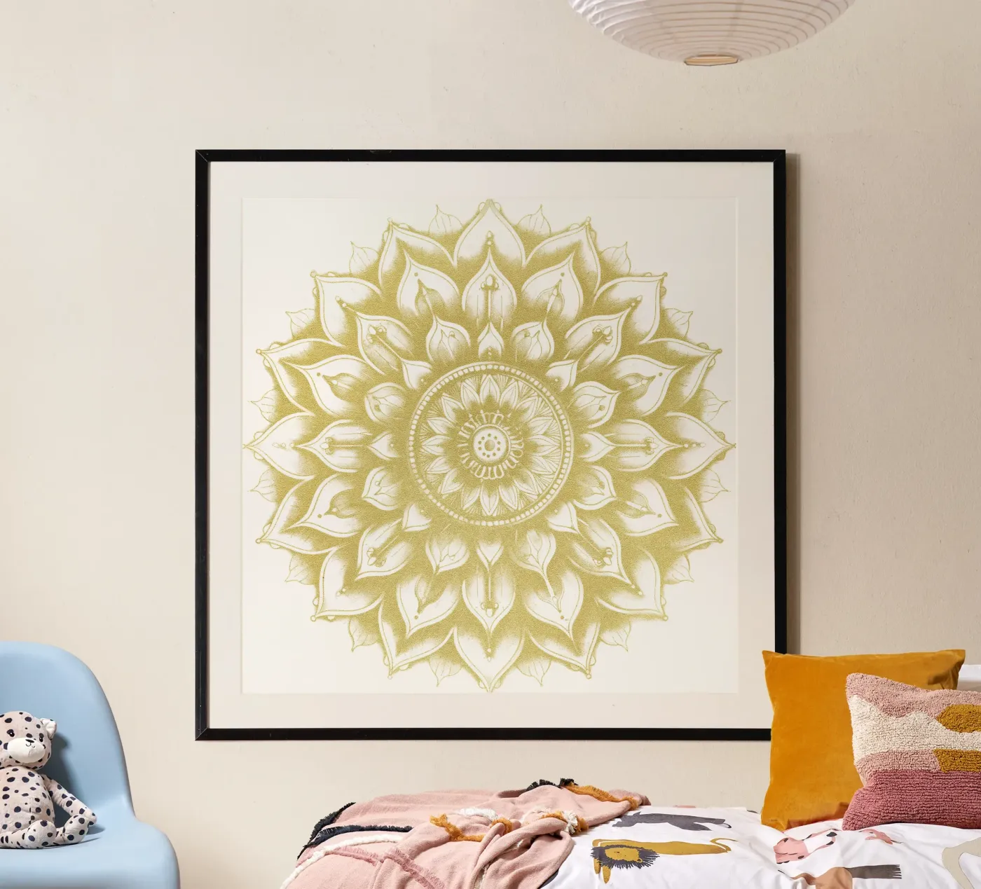 Golden Mandala poster da Spiritual Touch