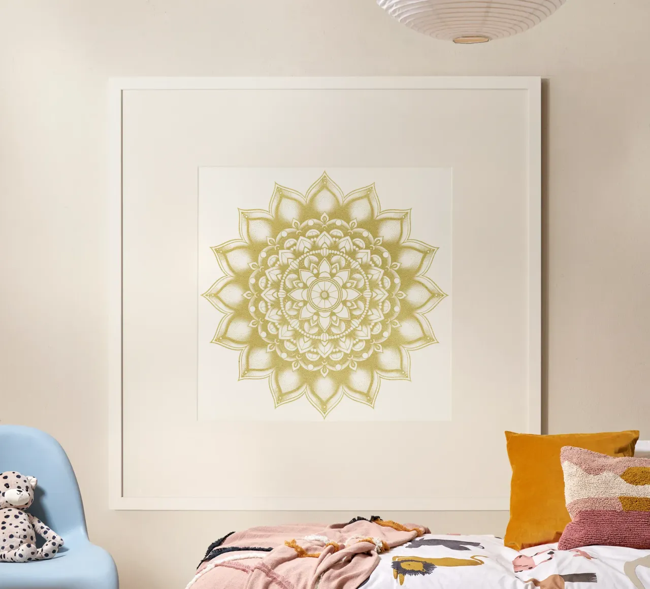 Mandala d'oro poster da Spiritual Touch