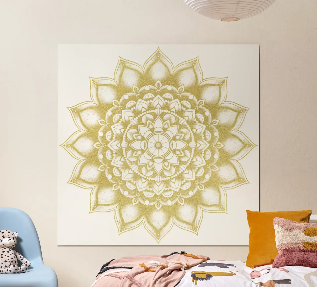 Mandala d'oro poster da Spiritual Touch