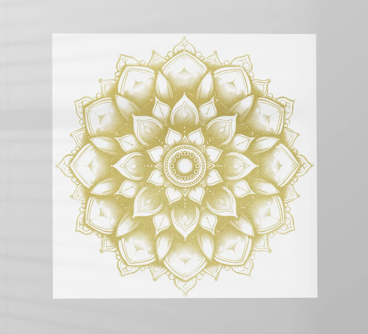Mandala d'oro pellicola backlit da Spiritual Touch