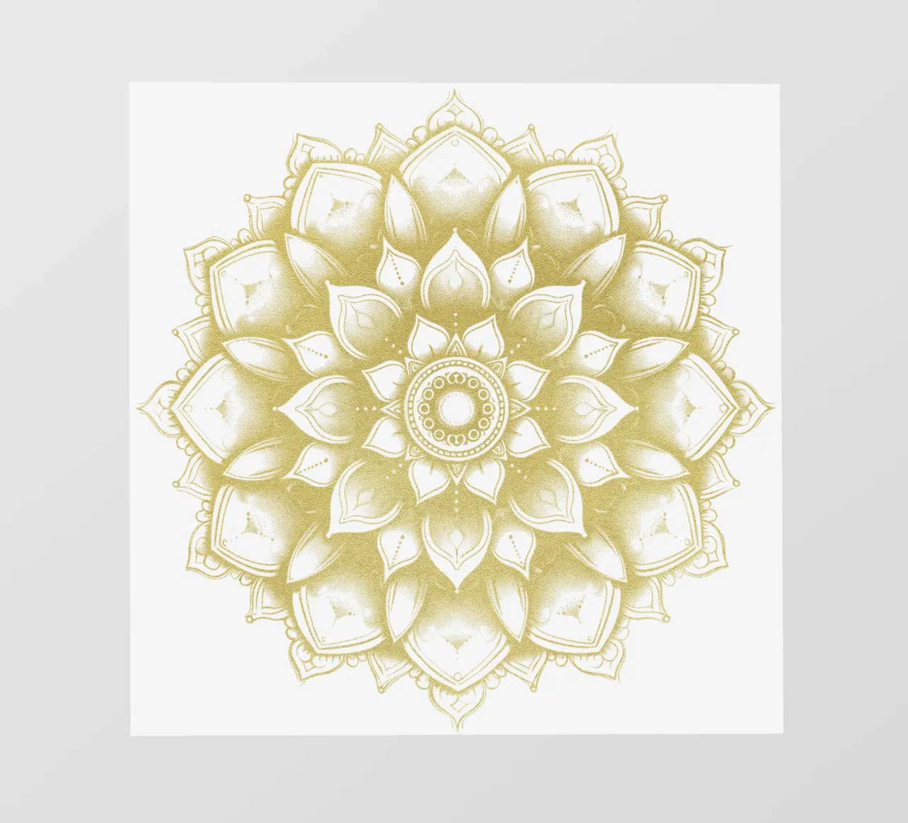 Mandala d'oro pellicola backlit da Spiritual Touch