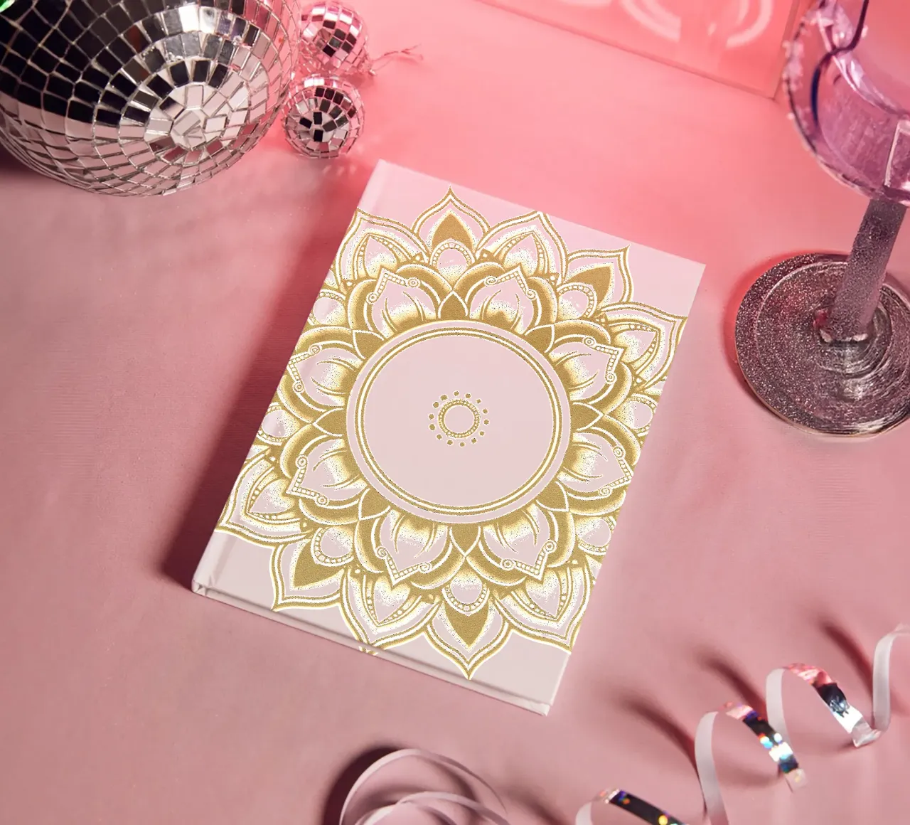 Golden Mandala notebook by Spiritual Touch