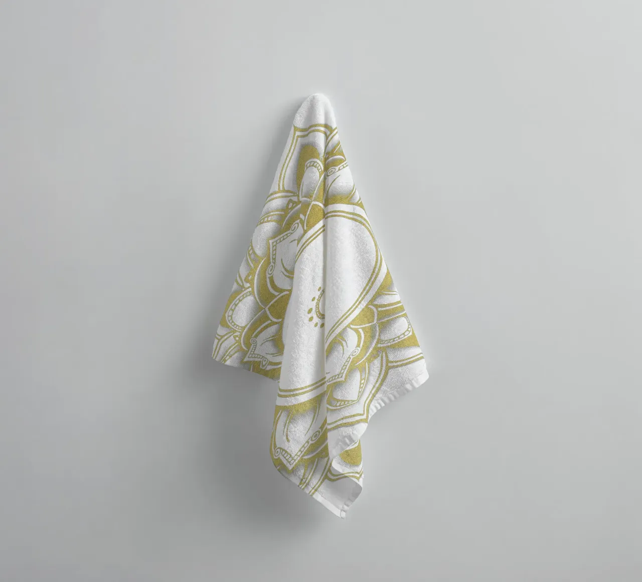 Golden Mandala towel by Spiritual Touch
