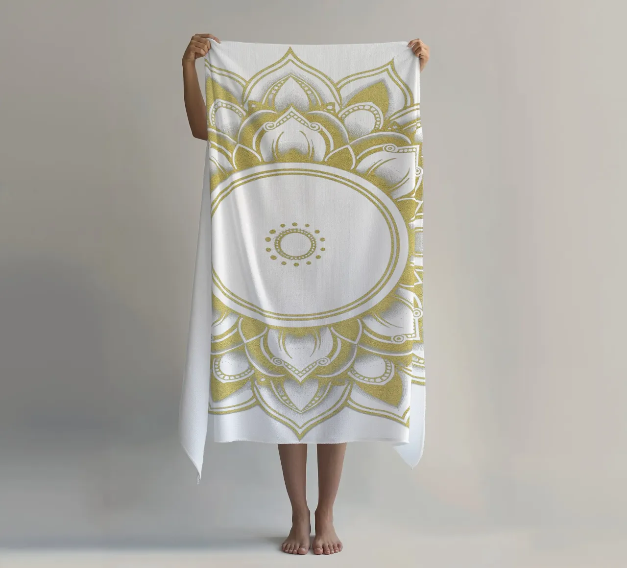 Mandala d'oro telo mare da Spiritual Touch