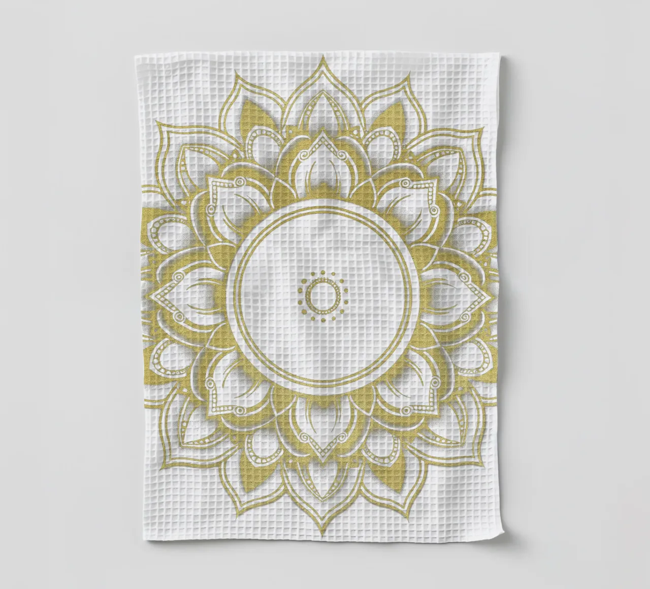 Gouden Mandala theedoek van Spiritual Touch