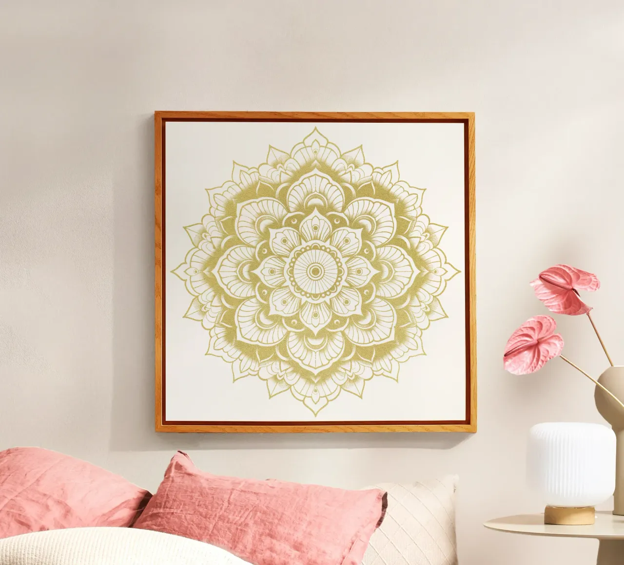 Mandala d'oro plexiglass da Spiritual Touch