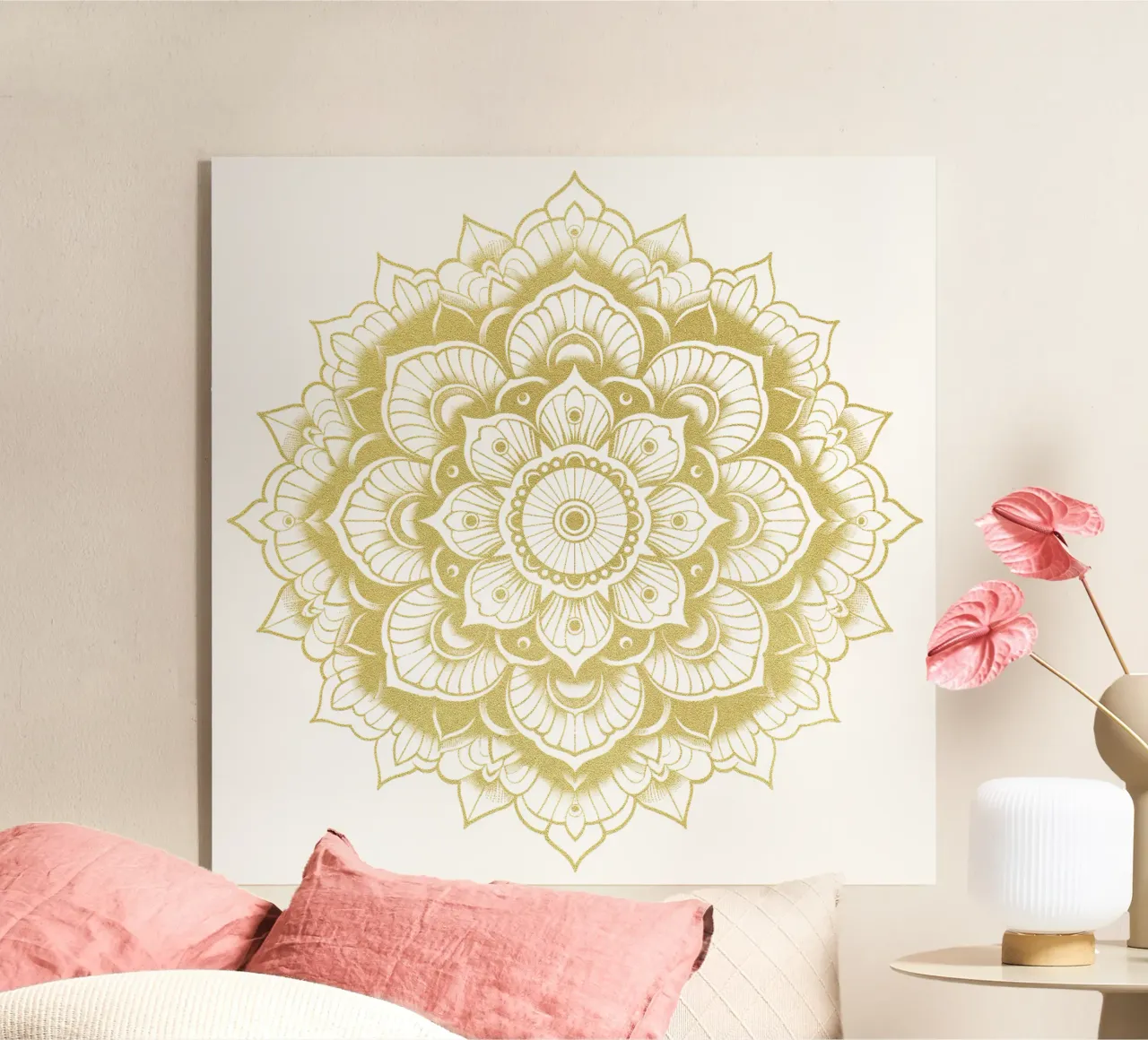 Mandala d'oro plexiglass da Spiritual Touch