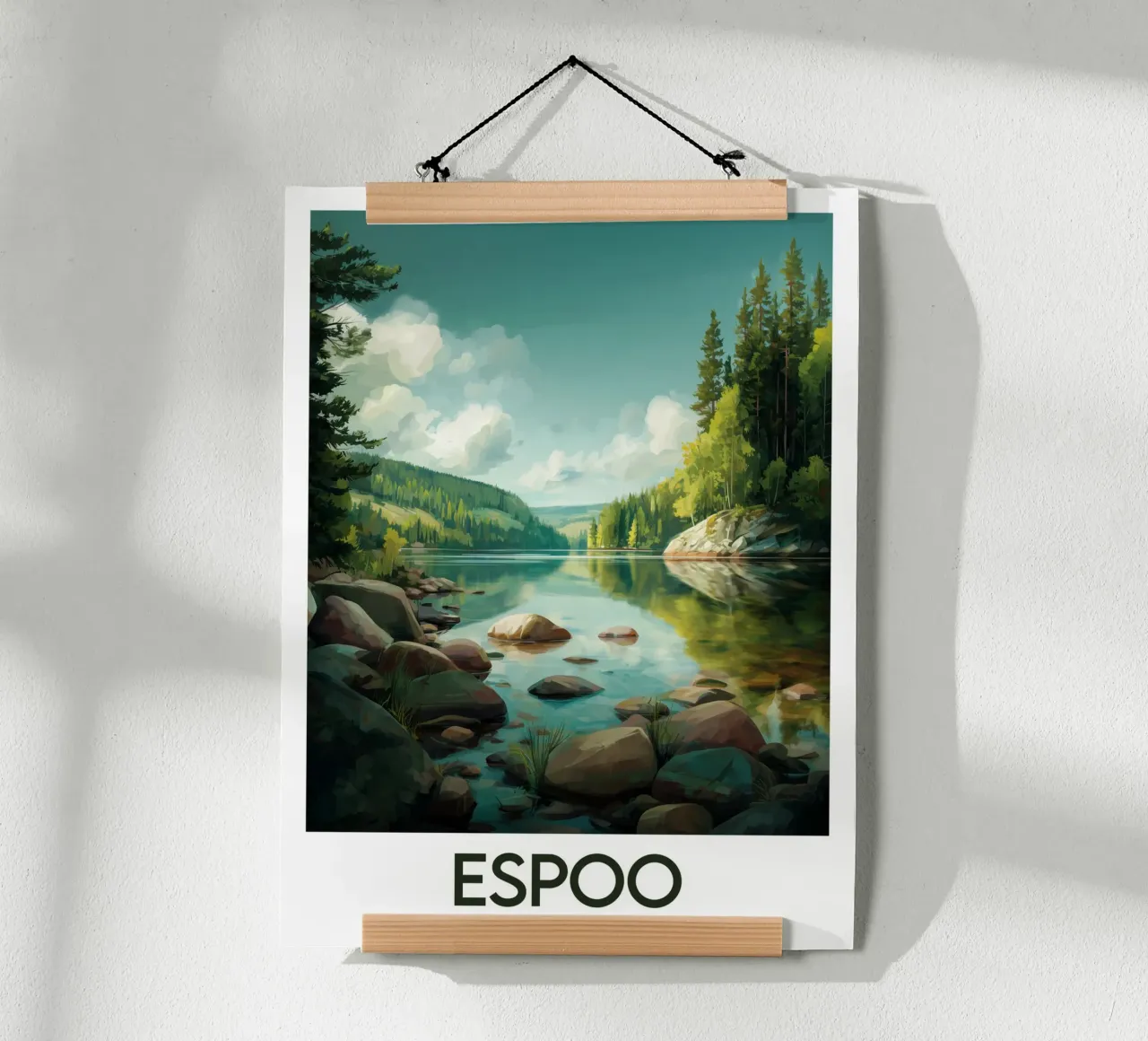Affiche Espoo poster da Frame the World