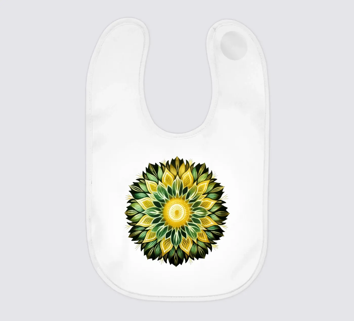 Mandala verde bavaglino da Spiritual Touch