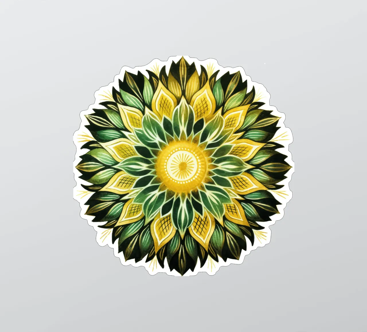 Mandala verde adesivo da Spiritual Touch