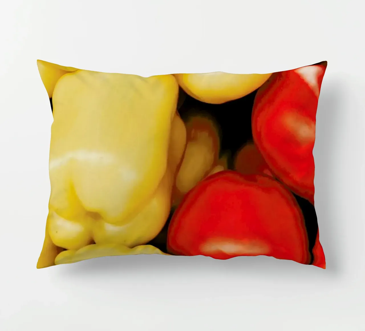 Red And Yellow cuscino da Sebastian Hilgetag