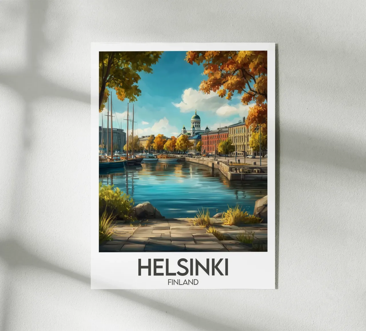 Affiche Helsinki plexiglass da Frame the World
