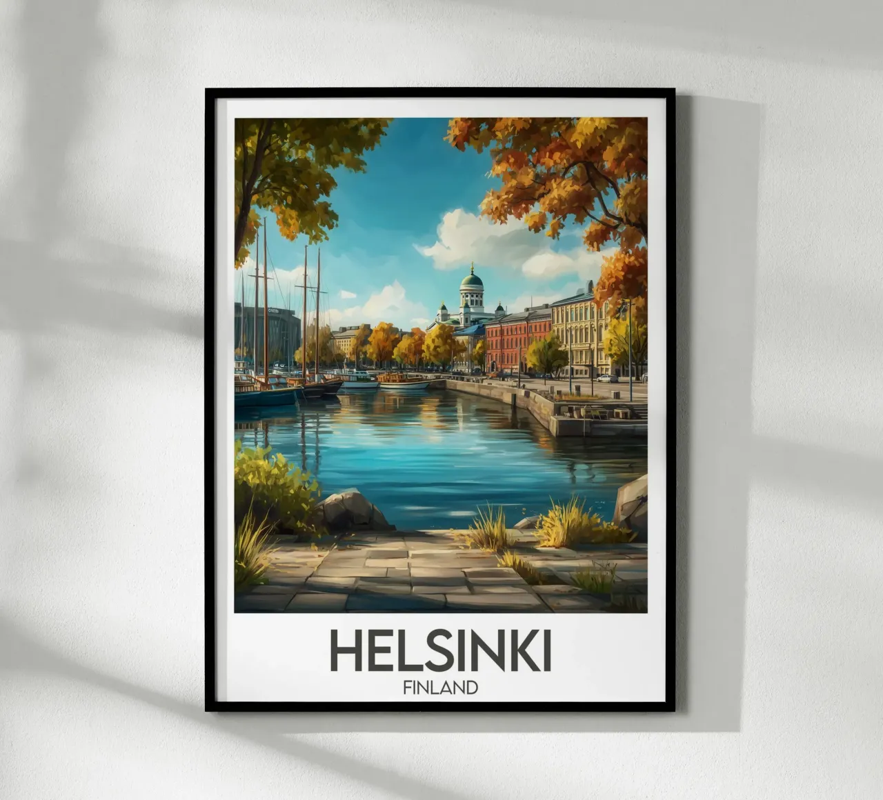Affiche Helsinki carta hahnemühle da Frame the World