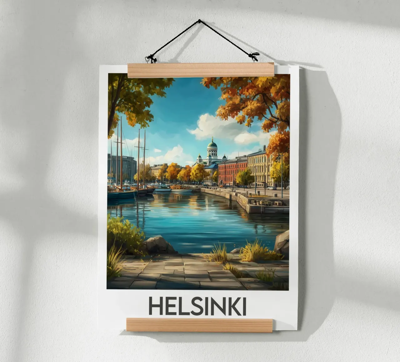 Affiche Helsinki carta hahnemühle da Frame the World