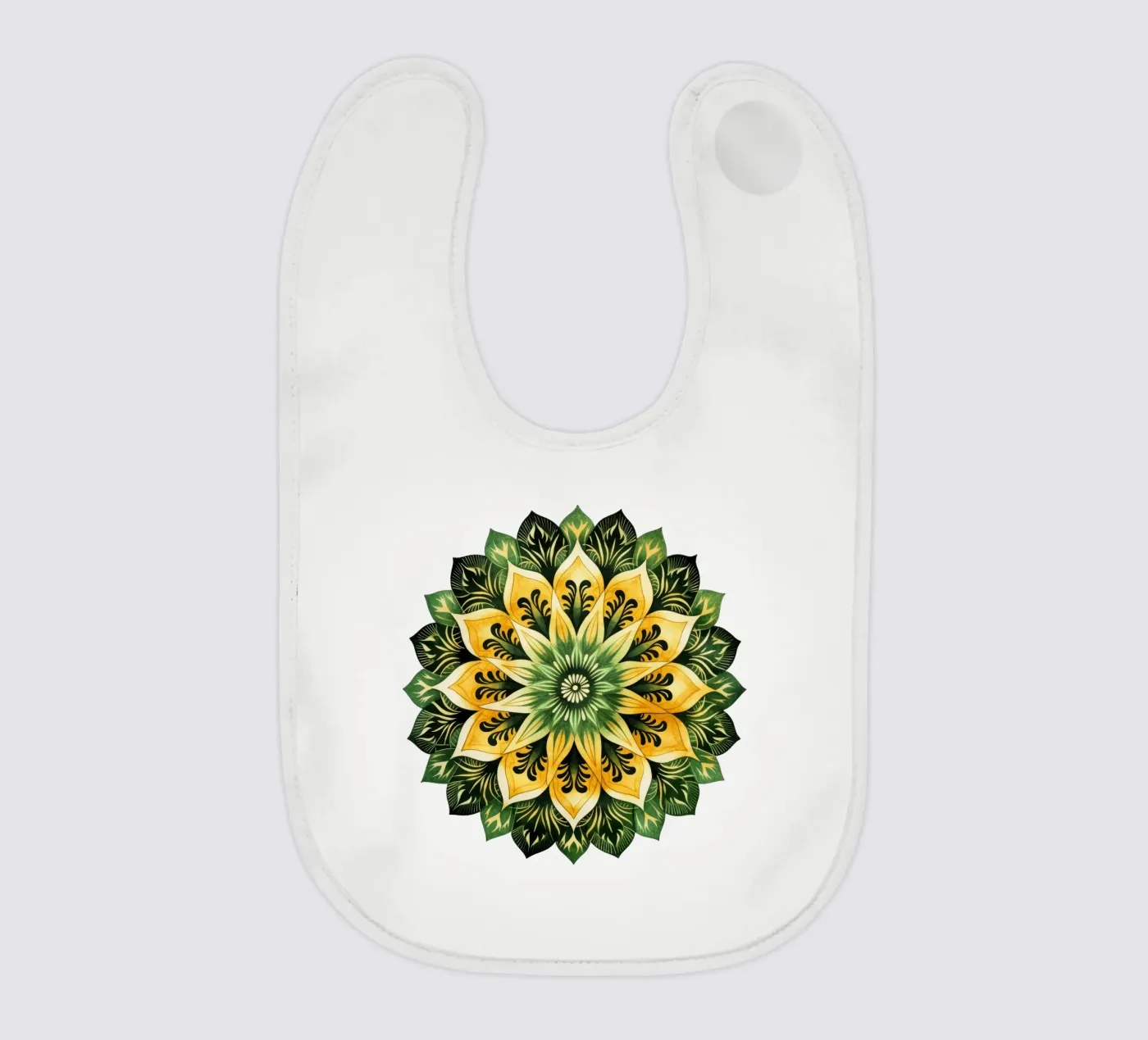 Mandala verde bavaglino da Spiritual Touch