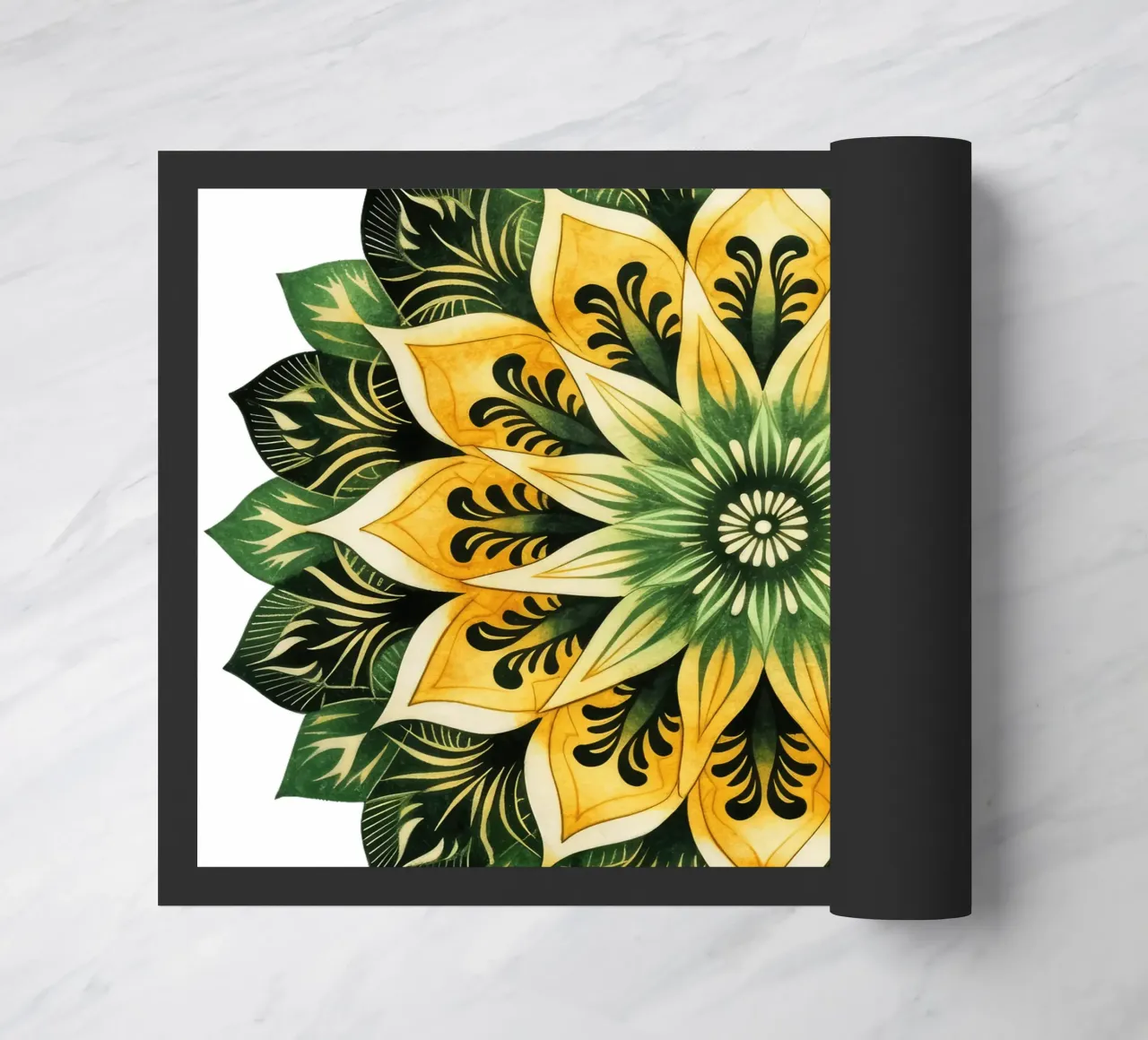 Mandala verde zerbino da Spiritual Touch